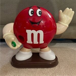 Vintage Collectible 90s M&M'S Red Candy Dispenser